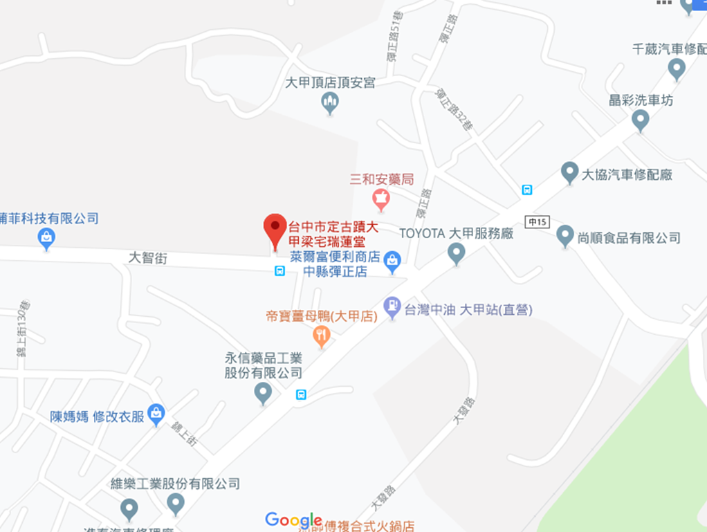 梁宅瑞蓮堂google地圖